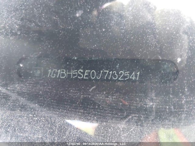 Aukcja sprzedaży 2018 Chevrolet Cruze Lt, vin: 1G1BH5SE0J7132541, numer aukcji: 12702740