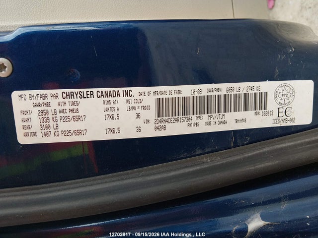 Продажа на аукционе авто 2010 Dodge Grand Caravan Se, vin: 2D4RN4DE2AR157304, номер лота: 12702817