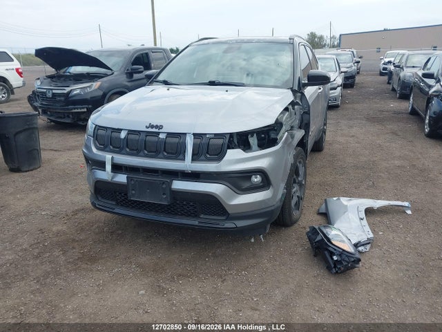 Aukcja sprzedaży 2022 Jeep Compass Altitude, vin: 3C4NJDFB8NT238501, numer aukcji: 12702850
