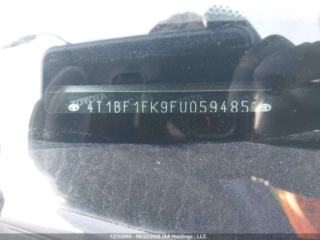 Продаж на аукціоні авто 2015 Toyota Camry Le, vin: 4T1BF1FK9FU059485, номер лоту: 12702855
