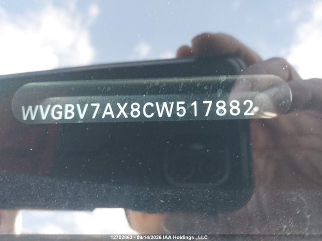 Auction sale of the 2012 Volkswagen Tiguan S/se/sel, vin: WVGBV7AX8CW517882, lot number: 12702863