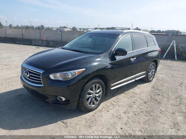 12702923 :رقم المزاد ، 5N1CL0MM3EC521538 vin ، 2014 Infiniti Qx60 Hybrid Hybrid مزاد بيع