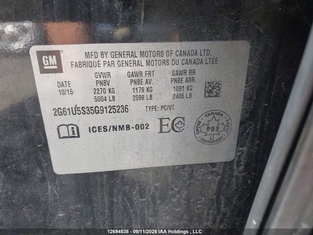 Cadillac Xts W20 Livery Package 2016 2G61U5S35G9125236 Image 19