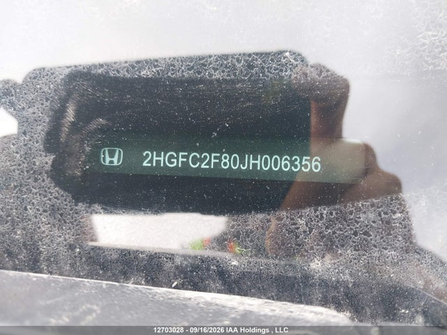 Honda CIVIC EX 2018 2HGFC2F80JH006356 Image 19
