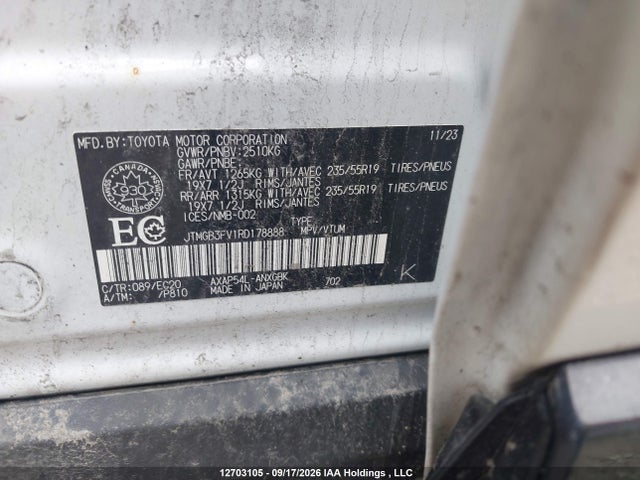 Toyota Rav4 Prime Xse 2024 JTMGB3FV1RD178888 Image 9