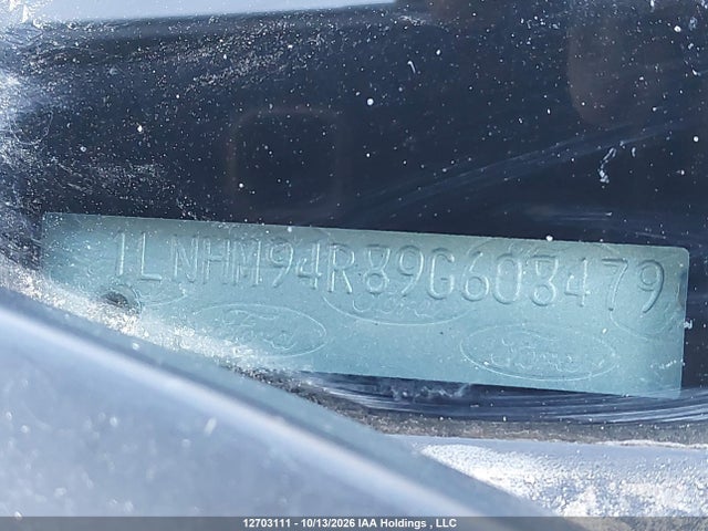 12703111 :رقم المزاد ، 1LNHM94R89G608479 vin ، 2009 Lincoln Mks مزاد بيع