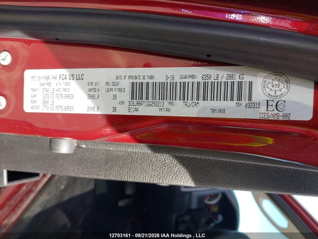 RAM 1500 2016 3C6JR6AT1GG292213 Image 18