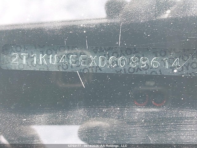 Продаж на аукціоні авто 2013 Toyota Matrix, vin: 2T1KU4EEXDC089614, номер лоту: 12703177