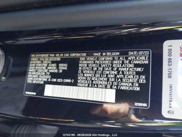 Aukcja sprzedaży 2024 Volvo Xc40 B5 Plus Dark Theme, vin: YV4L12UL4R2232190, numer aukcji: 12703199
