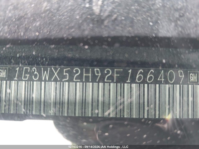 Продажа на аукционе авто 2002 Oldsmobile Intrigue Gls, vin: 1G3WX52H92F166409, номер лота: 12703216