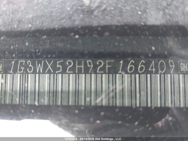 Продажа на аукционе авто 2002 Oldsmobile Intrigue Gls, vin: 1G3WX52H92F166409, номер лота: 12703216
