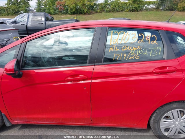 2019 Honda Fit Lx მანქანა იყიდება აუქციონზე, vin: 3HGGK5H55KM102739, აუქციონის ნომერი: 12703242