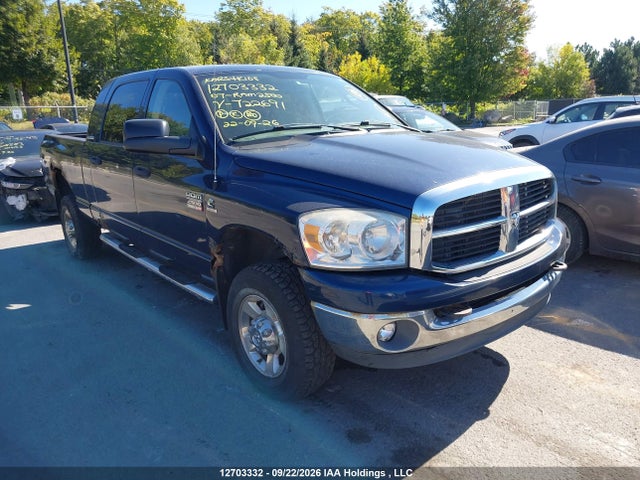 2007 Dodge Ram 2500 Laramie/slt მანქანა იყიდება აუქციონზე, vin: 3D7KS29C27G722691, აუქციონის ნომერი: 12703332