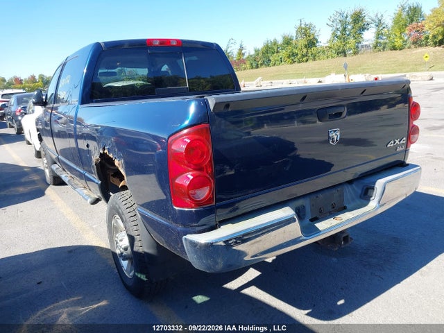 2007 Dodge Ram 2500 Laramie/slt მანქანა იყიდება აუქციონზე, vin: 3D7KS29C27G722691, აუქციონის ნომერი: 12703332