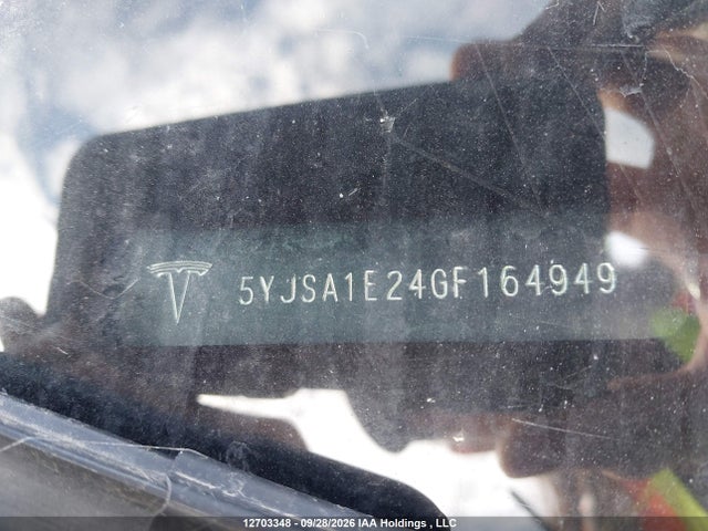Tesla MODEL S 2016 5YJSA1E24GF164949 Image 20
