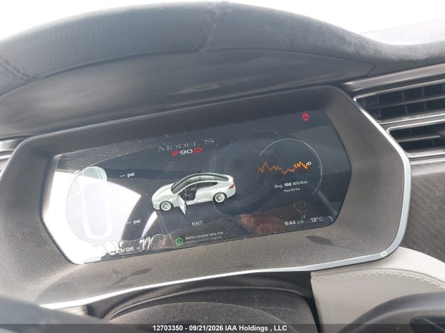 12703350 :رقم المزاد ، 5YJSA1H2XFFP70041 vin ، 2015 Tesla Model S 85d مزاد بيع