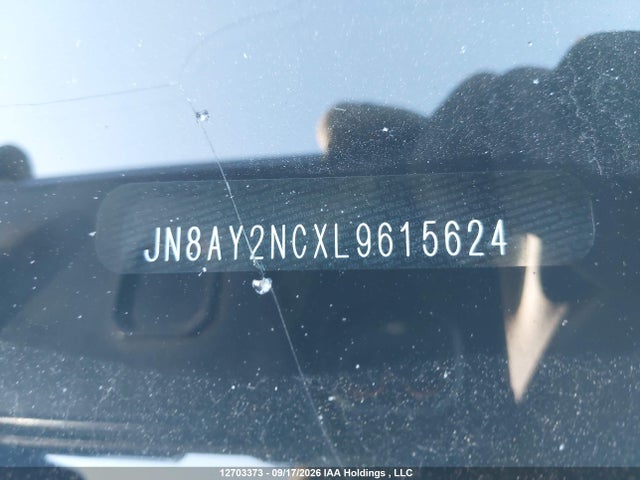 Aukcja sprzedaży 2020 Nissan Armada Platinum/sl, vin: JN8AY2NCXL9615624, numer aukcji: 12703373
