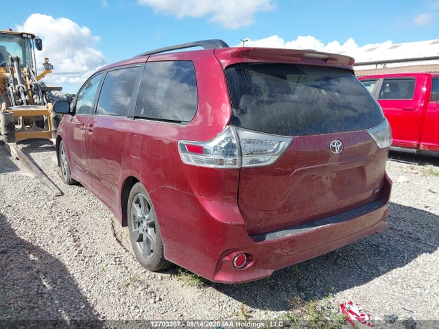 Продаж на аукціоні авто 2017 Toyota Sienna Se 8 Passenger, vin: 5TDXZ3DC9HS871076, номер лоту: 12703387