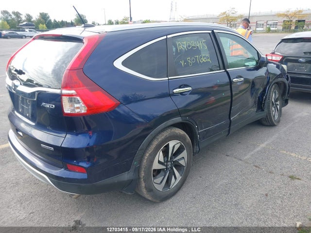 Продажа на аукционе авто 2016 Honda Cr-v Touring, vin: 5J6RM4H92GL807662, номер лота: 12703415