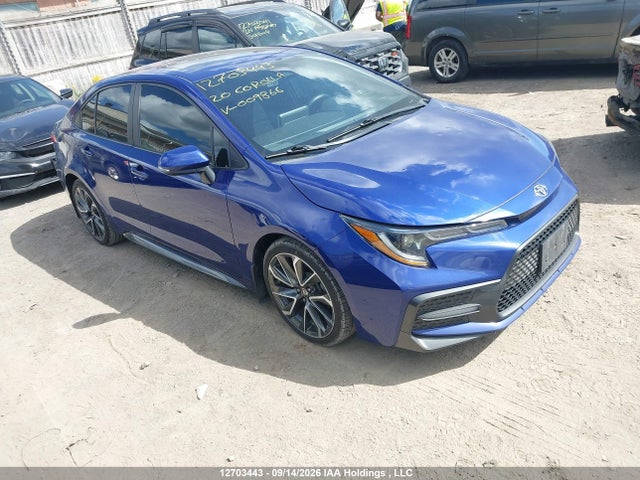 2020 Toyota Corolla Se/xse მანქანა იყიდება აუქციონზე, vin: 5YFB4RBE0LP009866, აუქციონის ნომერი: 12703443