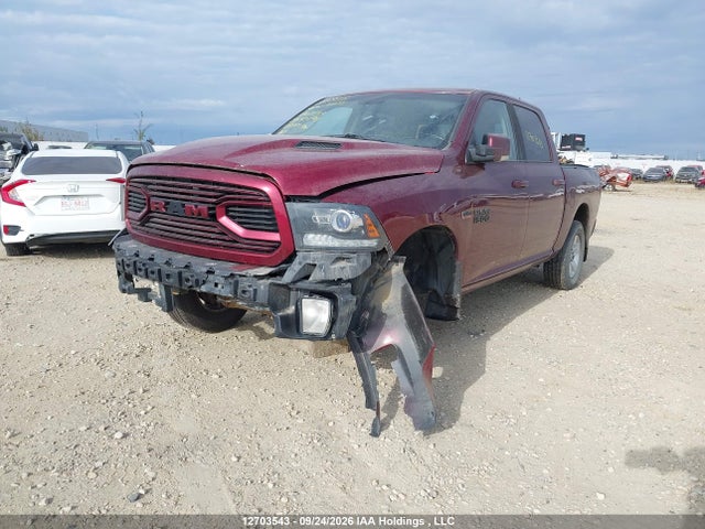 12703543 :رقم المزاد ، 1C6RR7MT0JS212274 vin ، 2018 Ram 1500 Sport مزاد بيع