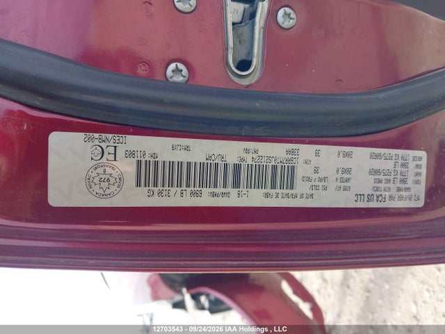 12703543 :رقم المزاد ، 1C6RR7MT0JS212274 vin ، 2018 Ram 1500 Sport مزاد بيع