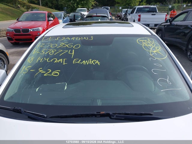 2018 Hyundai Elantra Sel/value/limited მანქანა იყიდება აუქციონზე, vin: KMHD84LF8JU578774, აუქციონის ნომერი: 12703560