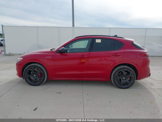 12703593 :رقم المزاد ، ZASPAKBN7N7D31132 vin ، 2022 Alfa Romeo Stelvio Ti/ti Sport مزاد بيع