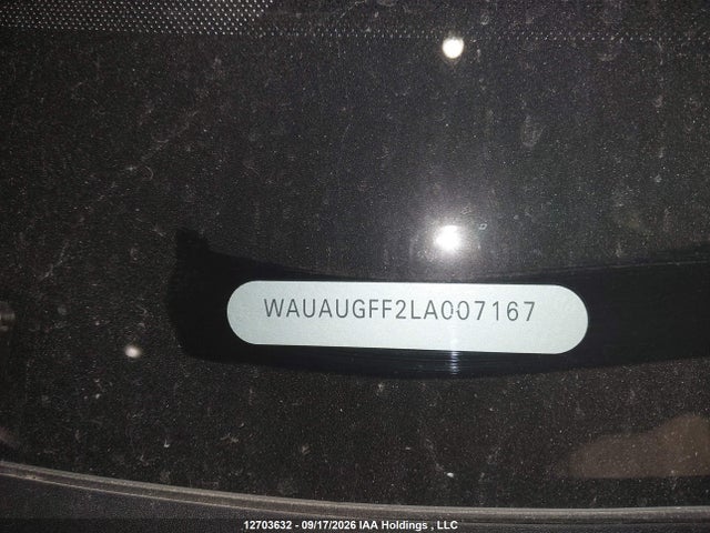 2020 Audi A3 40 Komfort მანქანა იყიდება აუქციონზე, vin: WAUAUGFF2LA007167, აუქციონის ნომერი: 12703632