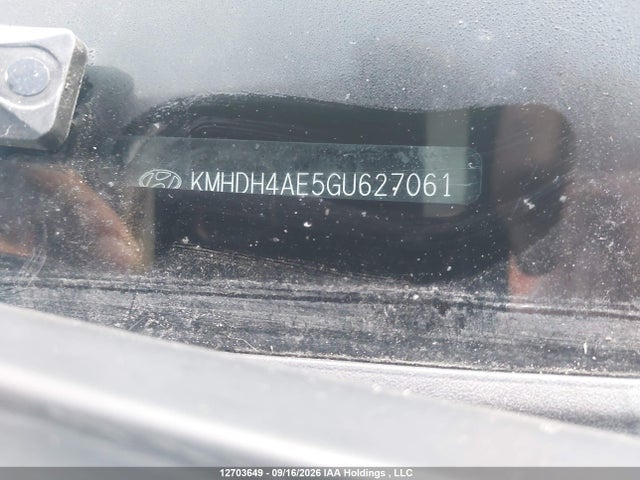 Aukcja sprzedaży 2016 Hyundai Elantra Se/sport/limited, vin: KMHDH4AE5GU627061, numer aukcji: 12703649