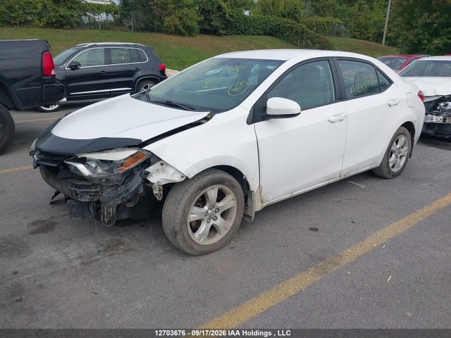 2014 Toyota Corolla Le Eco/le Eco Upgrade მანქანა იყიდება აუქციონზე, vin: 2T1BPRHEXEC018849, აუქციონის ნომერი: 12703676