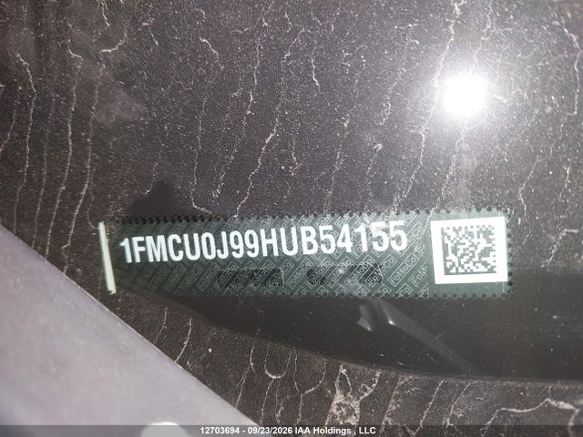 Ford Escape 2017 1FMCU0J99HUB54155 Image 9