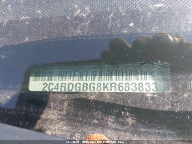 Продажа на аукционе авто 2019 Dodge Grand Caravan Se, vin: 2C4RDGBG8KR683833, номер лота: 12703699