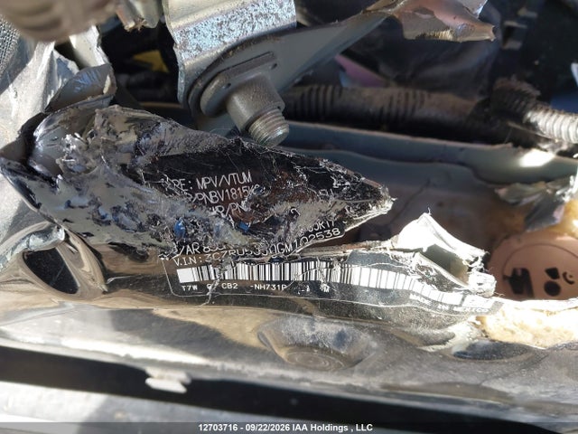 12703716 :رقم المزاد ، 3CZRU5G50GM102538 vin ، 2016 Honda Hr-v Ex مزاد بيع