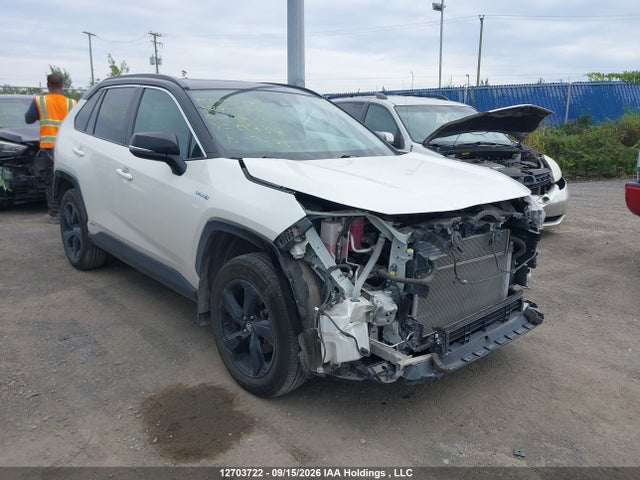 12703722 :رقم المزاد ، 2T3RWRFV5LW087312 vin ، 2020 Toyota Rav4 Hybrid Xle مزاد بيع