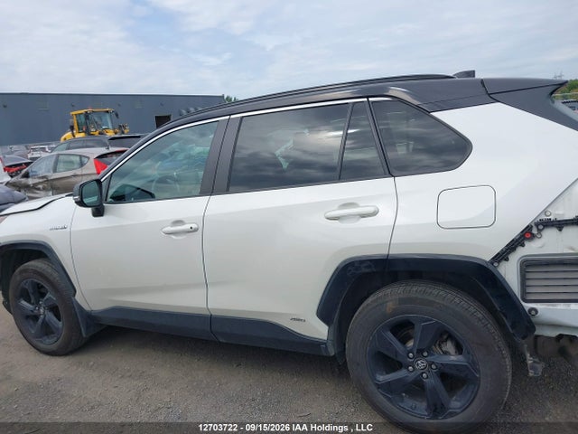 12703722 :رقم المزاد ، 2T3RWRFV5LW087312 vin ، 2020 Toyota Rav4 Hybrid Xle مزاد بيع