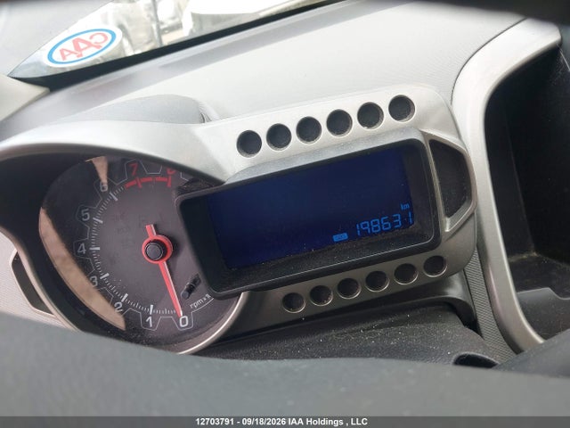 2014 Chevrolet Sonic Lt მანქანა იყიდება აუქციონზე, vin: 1G1JC6EH0E4184118, აუქციონის ნომერი: 12703791