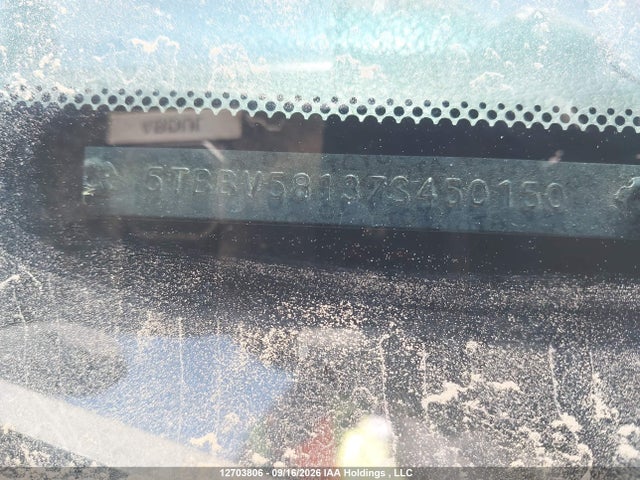 12703806 :رقم المزاد ، 5TBBV58137S450150 vin ، 2007 Toyota Tundra Double Cab Limited مزاد بيع