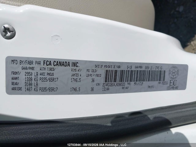 Dodge Grand Caravan Se 2018 2C4RDGBG4JR286523 Image 18