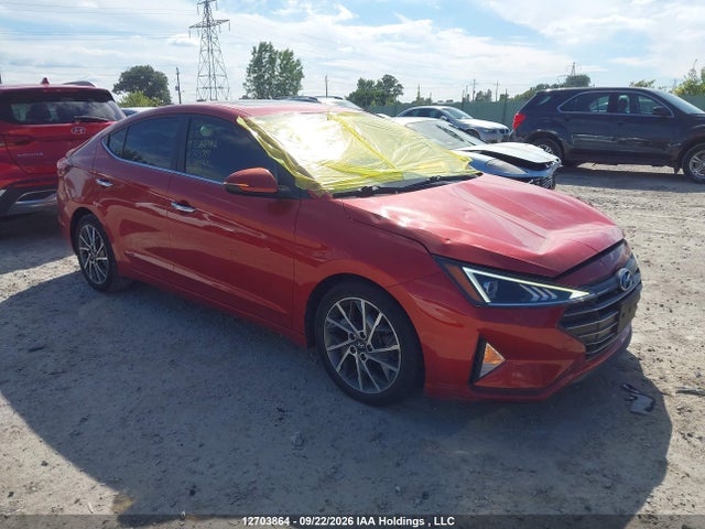 12703864 :رقم المزاد ، KMHD84LF6KU773919 vin ، 2019 Hyundai Elantra Luxury مزاد بيع