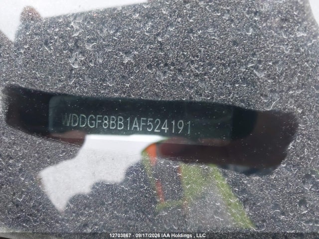 12703867 :رقم المزاد ، WDDGF8BB1AF524191 vin ، 2010 Mercedes-benz C-class مزاد بيع
