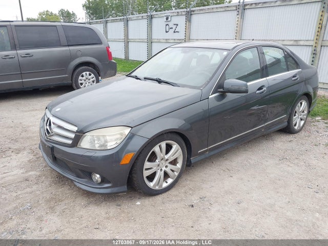 12703867 :رقم المزاد ، WDDGF8BB1AF524191 vin ، 2010 Mercedes-benz C-class مزاد بيع