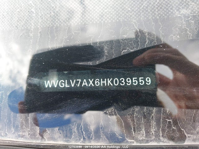 WVGLV7AX6HK039559 Volkswagen Tiguan Highline