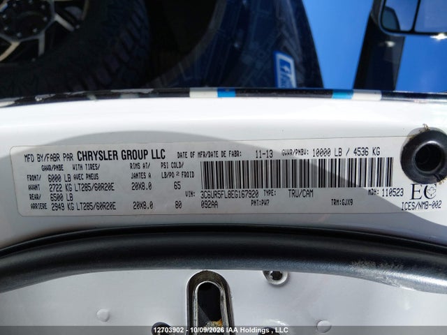 RAM 2500 Laramie 2014 3C6UR5FL8EG167920 Image 9