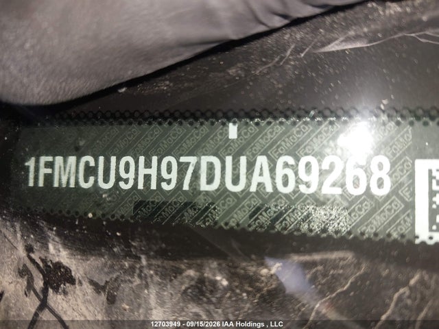 Продаж на аукціоні авто 2013 Ford Escape Sel, vin: 1FMCU9H97DUA69268, номер лоту: 12703949