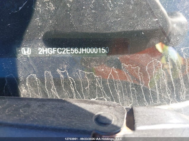 2HGFC2E56JH000150 Honda Civic