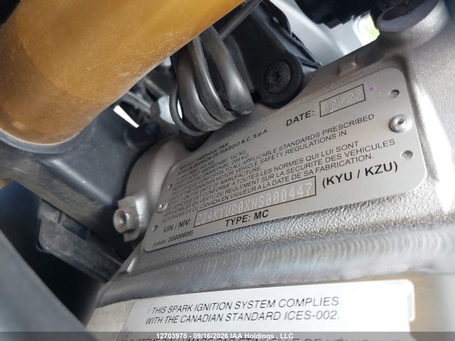 Продажа на аукционе авто 2022 Aprilia Rsv4 1100 Factory, vin: ZD4KYUB0XNS000447, номер лота: 12703978