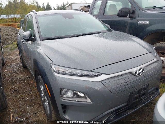 2021 Hyundai Kona Electric Preferred მანქანა იყიდება აუქციონზე, vin: KM8K23AG5MU133475, აუქციონის ნომერი: 12703979