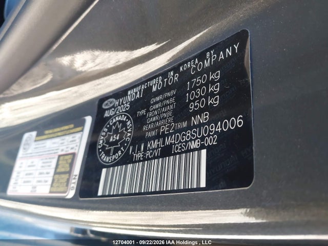 Hyundai Elantra 2025 KMHLM4DG8SU094006 Image 21