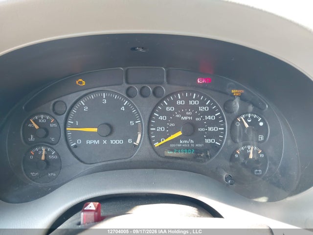 12704005 :رقم المزاد ، 1GKDT13W9Y2334207 vin ، 2000 Gmc Jimmy Envoy/envoy W/onstar/sle/sls/slt مزاد بيع